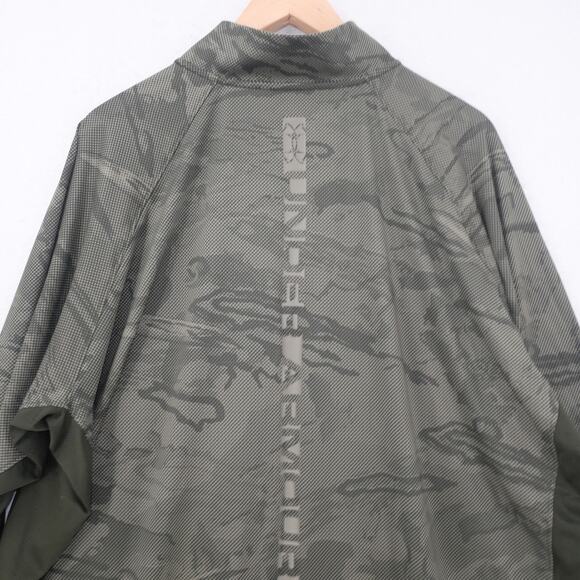 Under Armour 1/4 Zip Men's 3XL DriFit UA CoolSwitch Thermocline Camo - Picture 14 of 15